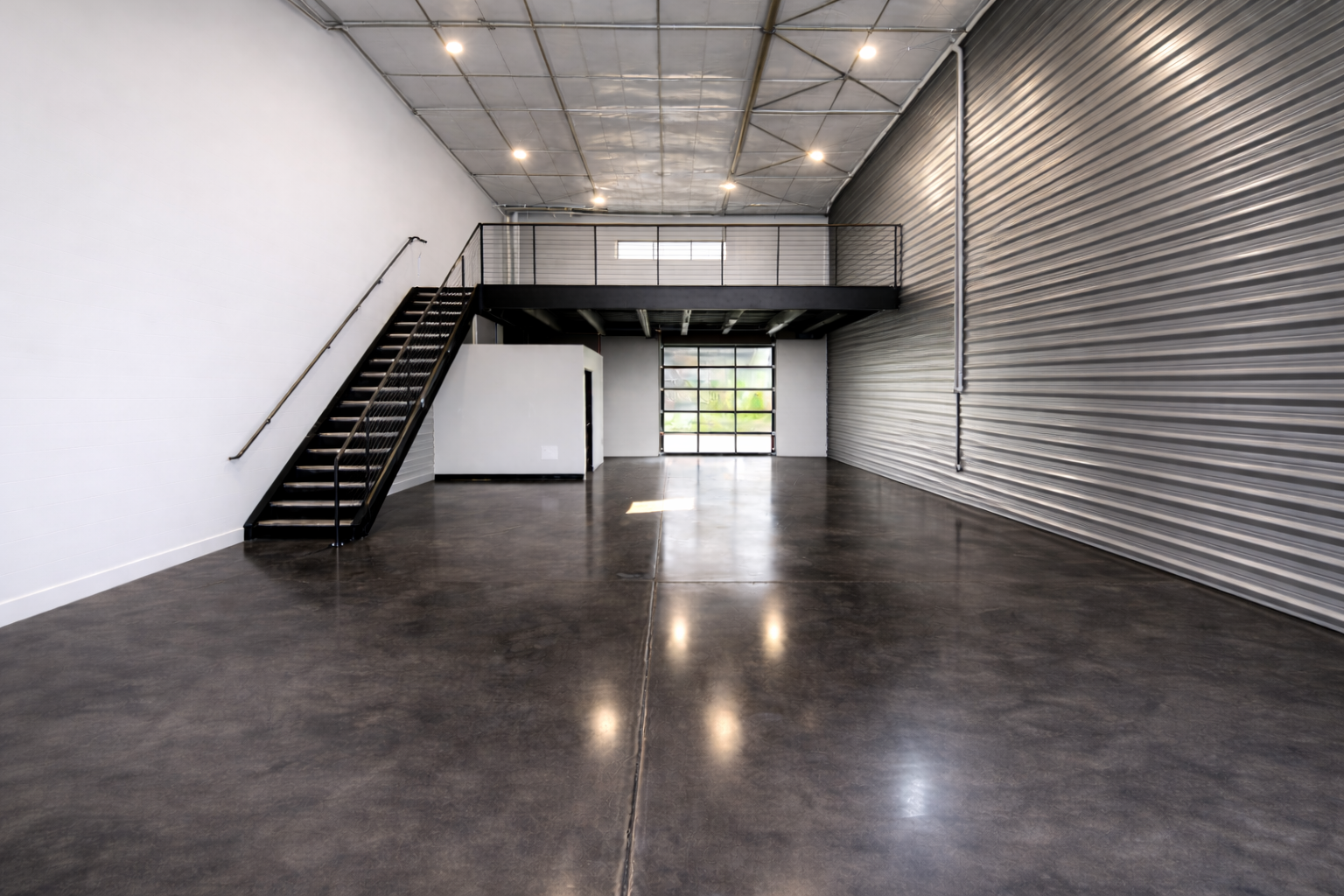 Corrugated Steel - White Theme - Graphite Polish